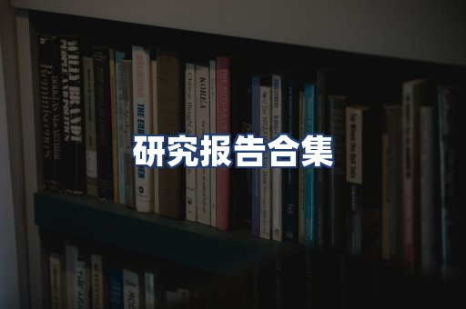 研究报告合集